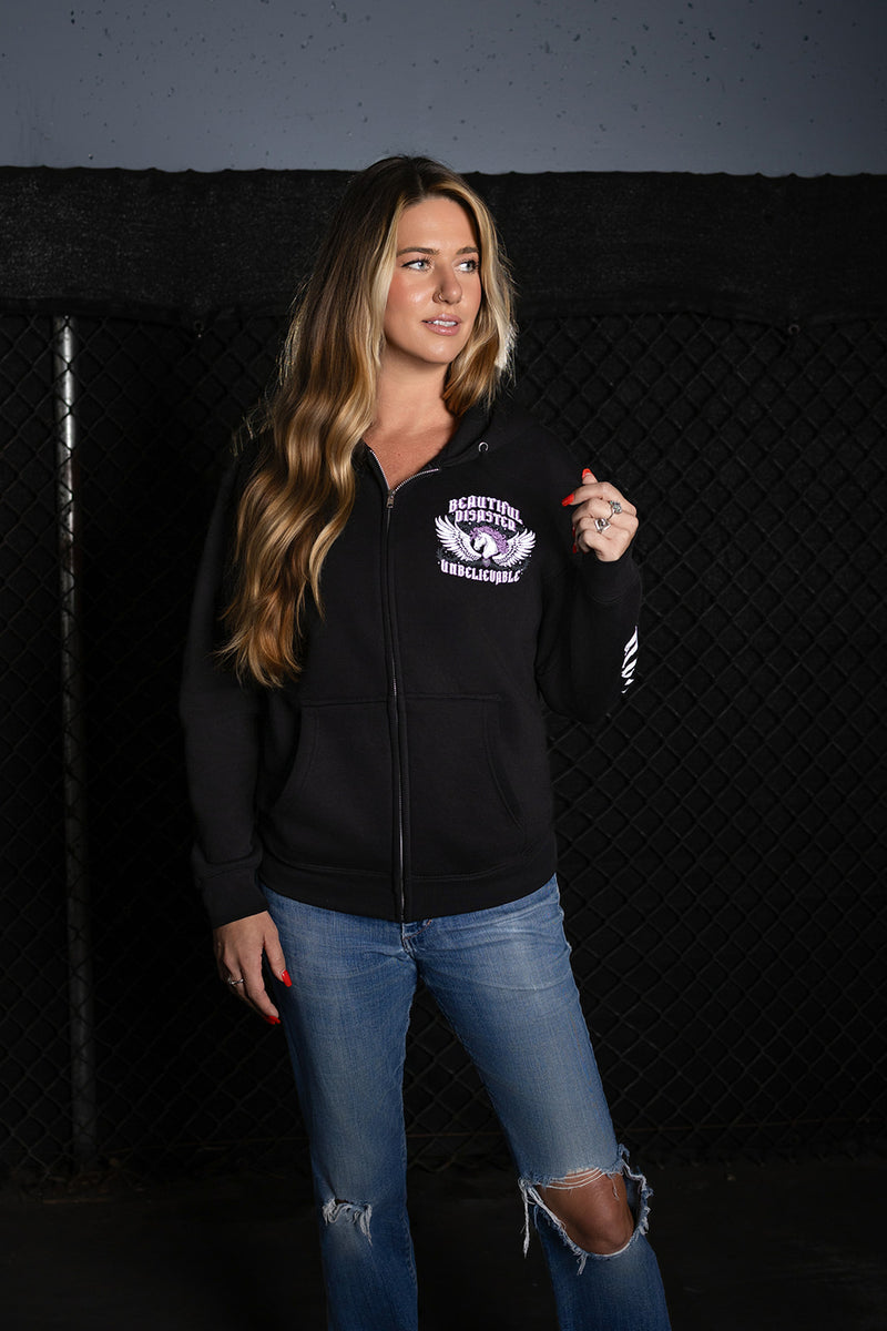 Unbelievable Zip Hoodie – Beautiful Disaster Clothing