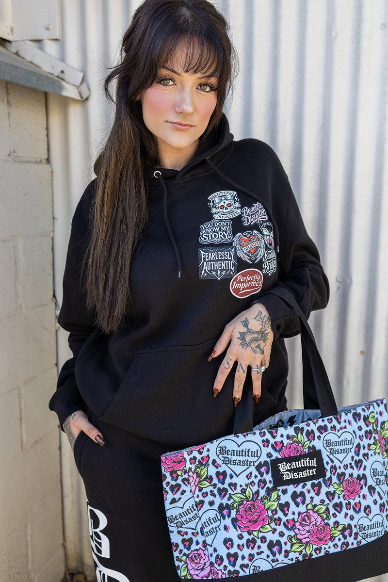廃盤 THIRTEEEN DESIGNS×WILD HEARTレザートートバッグ Wild Heart Tote – Beautiful Disaster Clothing