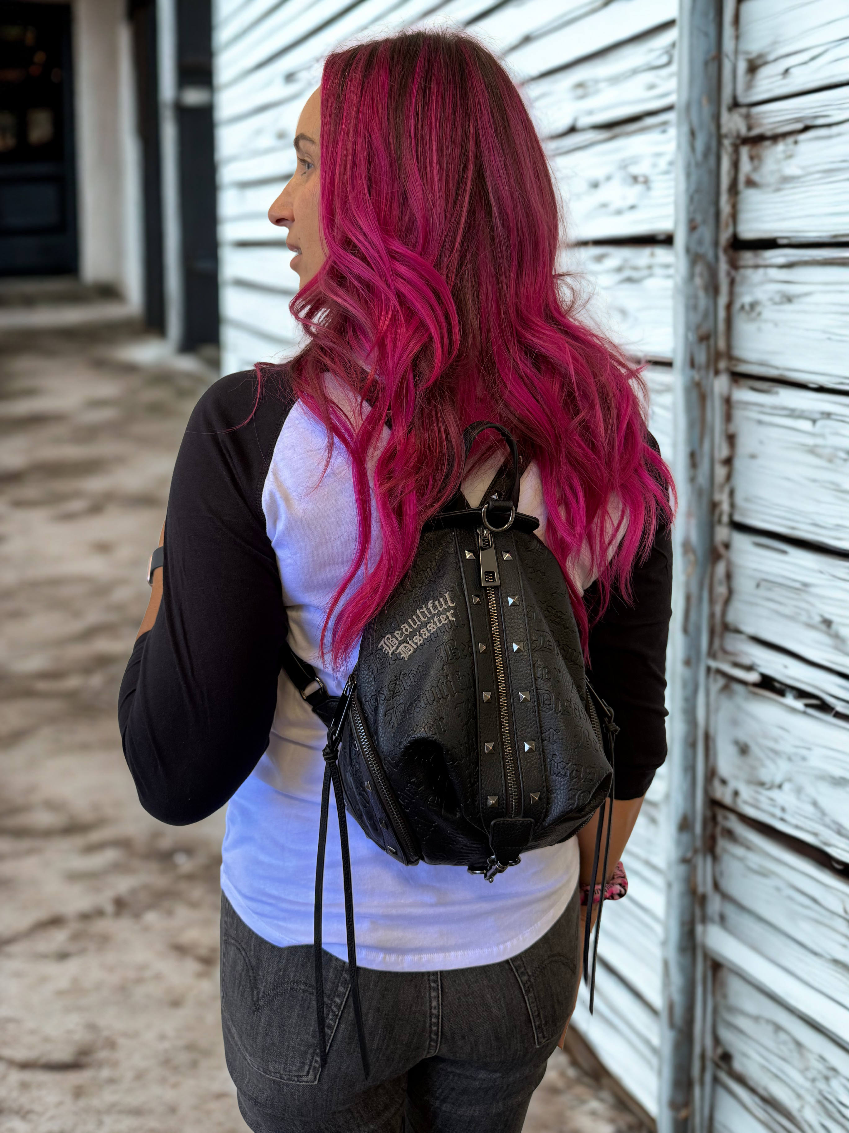 cute but deadly mini backpack Beautiful Disaster Stealth Mini Backpack – Black Vegan Leather Limited Edition Women’s Bag