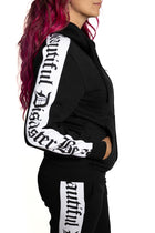 Punk Princess Sweatsuit Pant - Black/White