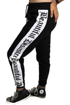 Punk Princess Sweatsuit Pant - Black/White