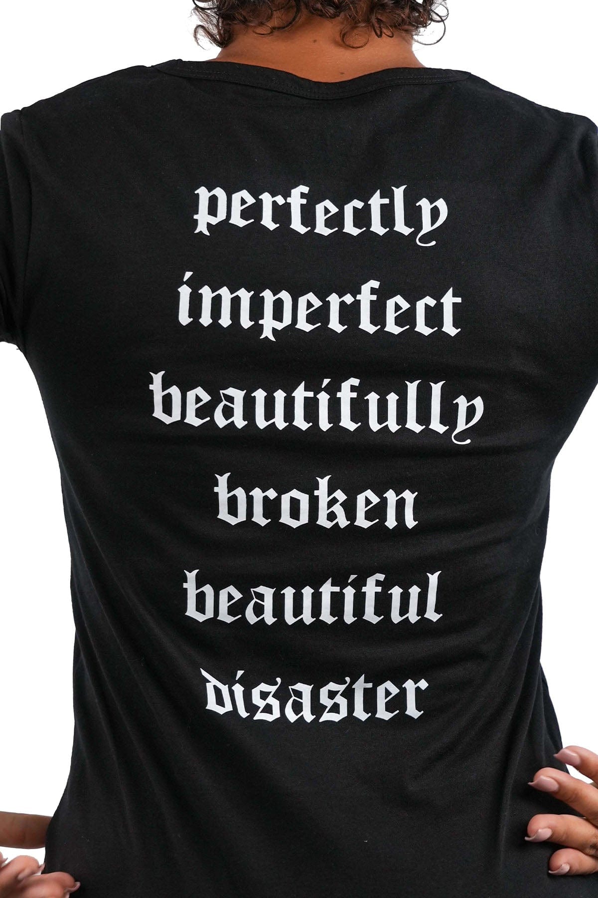 Beautiful Disaster Lace Up Tee Beautiful Disaster Clothing