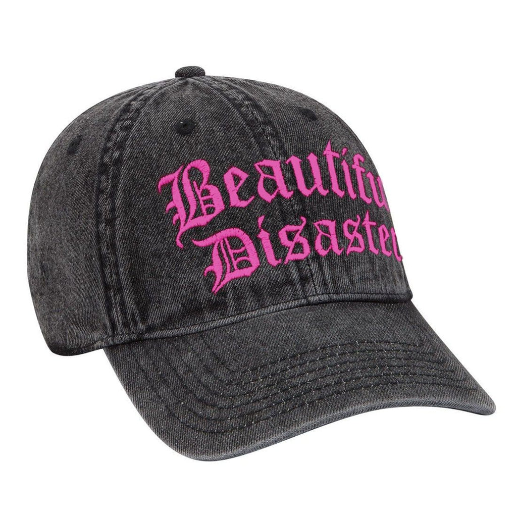 Beautiful Disaster Dad Hat Charcoal/Pink